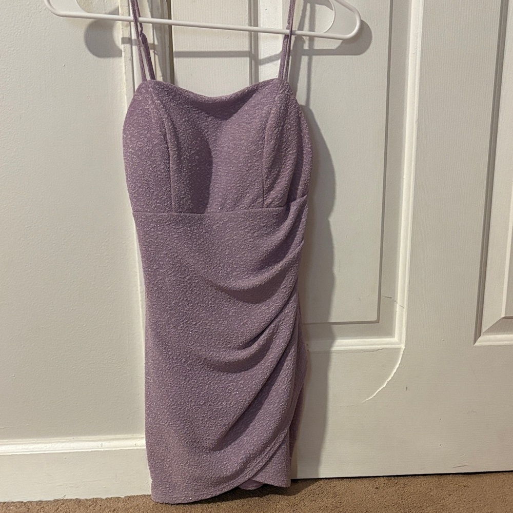 Chic Lavender Mini Dress